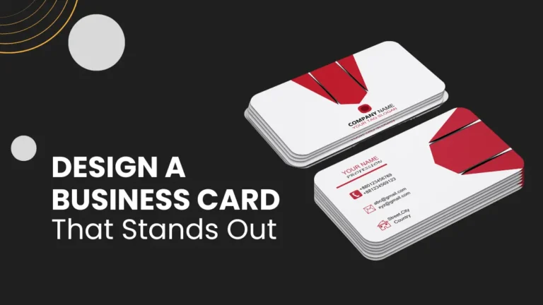 How To Make Your Business Card Stand Out in a Crowd?